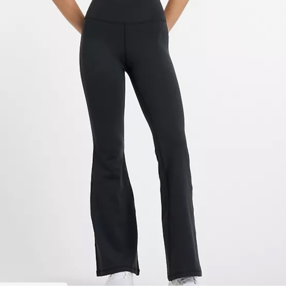 High-Rise Black Flare Leggings for Women